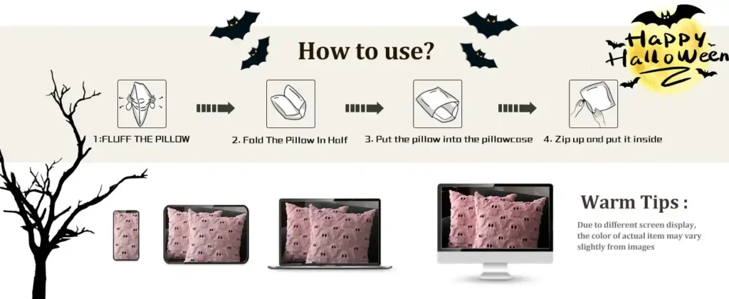 Halloween Pillow Covers